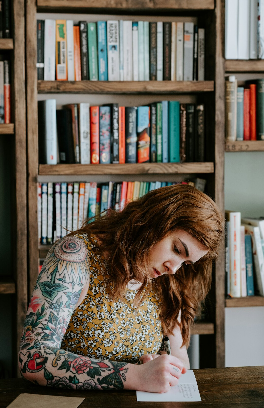 mystery author writing